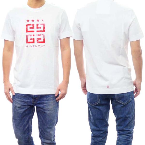 GIVENCHY ジバンシィ メンズクルーネックTシャツ BM716G3YEL