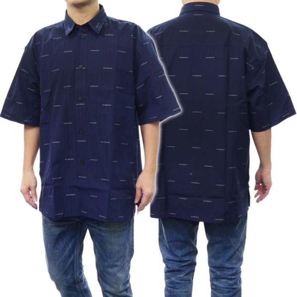GIVENCHY ジバンシィ ジバンシー ロゴ 総柄 半袖シャツ バレンシアガ tre-style_gv24ss322