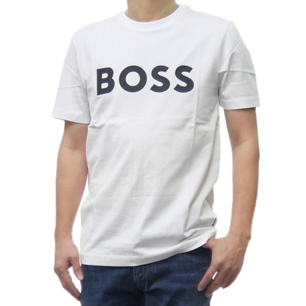 セールSS HUGO BOSS ヒューゴボス Tシャツ メンズ 半袖 クルーネック コットン 綿100％ 50495742 10247153 Tiburt 354 ブラック HUGO BOSS（ヒューゴ・ボス） メンズクルーネックTシャツ 50495742