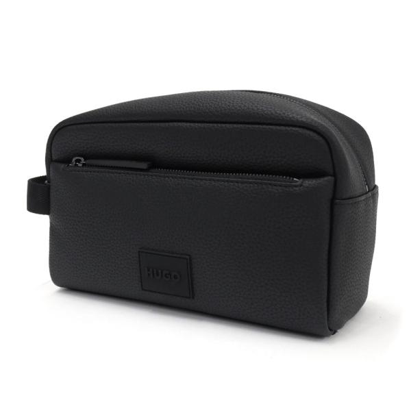HUGO・HUGO BOSS ヒューゴボス メンズ クラッチバッグ 50535686 10266594 / Ethon 2.0HI_Washbag セカンドバッグ ポーチ カバン 鞄 ブラック 2026秋冬新作