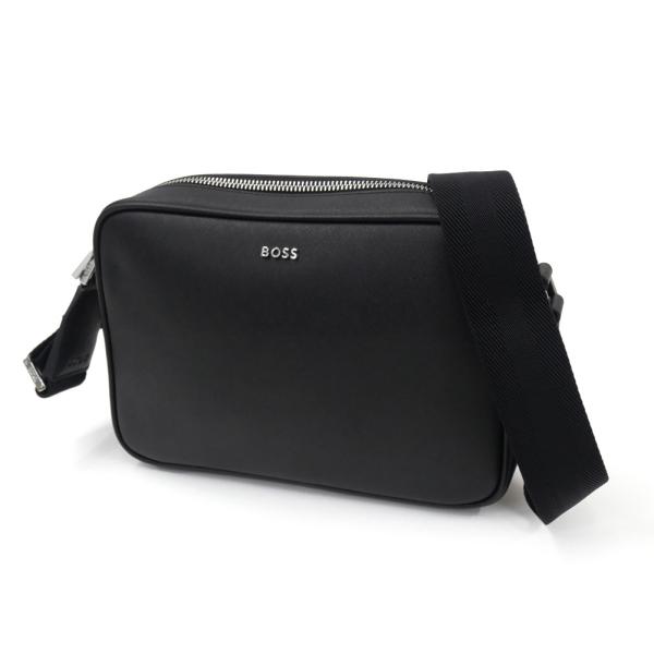 HUGO BOSS ヒューゴボス メンズ ショルダーバッグ 50567405 10280116 / Northon_EW シンプル 上品 大人 ブラック 2026秋冬新作 30代 40代 50代 プレゼント