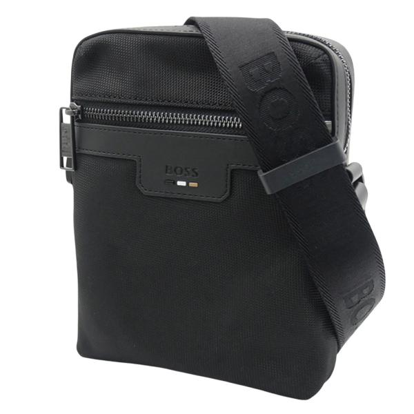 HUGO BOSS ヒューゴボス メンズ ショルダーバッグ 50536169 10269724 / Ray_N_NS zip クロスボディバッグ サコッシュ ブラック