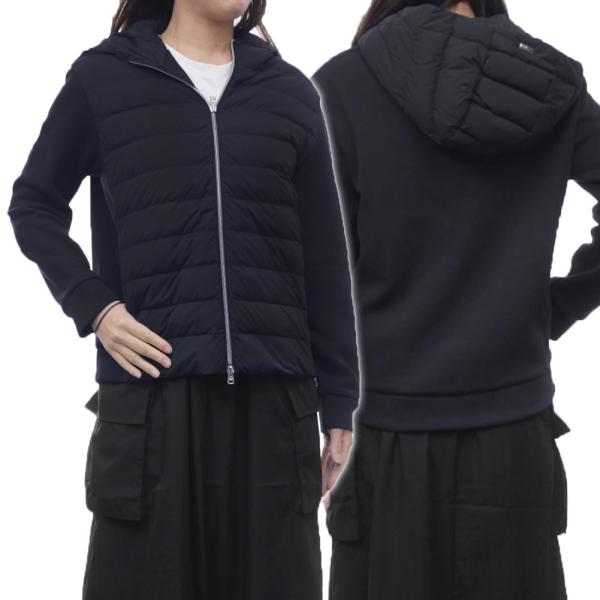 旧作お買い得セール！ HERNO ヘルノ ブルゾン レディース ダウンブルゾン JP00005DR 50073 ダークネイビー HERNO（ヘルノ） レディースダウン ブルゾン JP00005DR 50073 ダーク