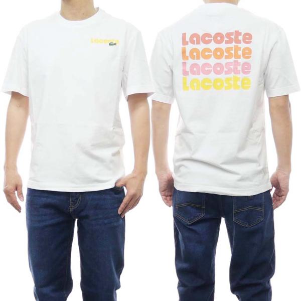 LACOSTE ラコステ メンズクルーネックTシャツ TH7544 ホワイト