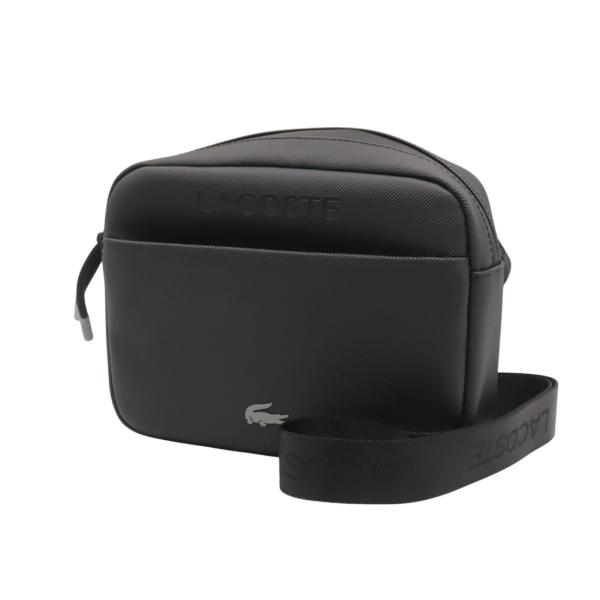 ‼️4/19(日)限定価格‼️ LACOSTE ラコステ　ショルダーバッグ　黒 LACOSTE（ラコステ） メンズショルダーバッグ NH5340SJ ブラック : TRE