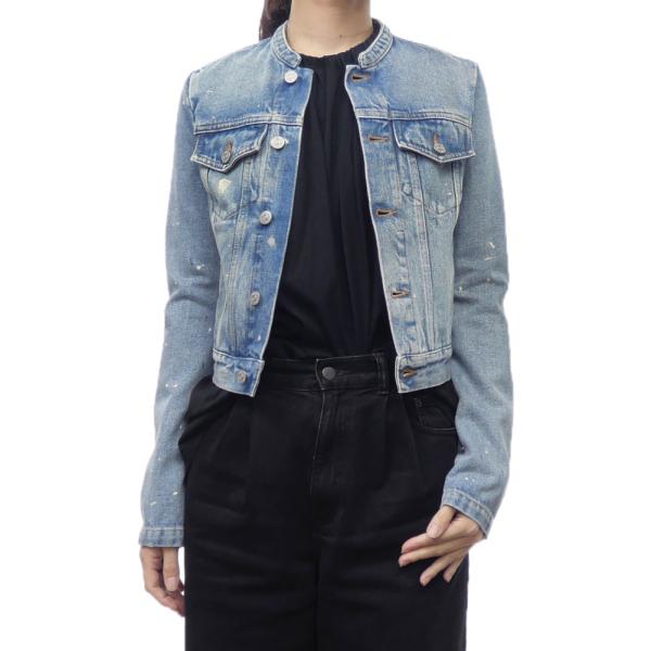 MM6 エムエムシックス レディースデニムジャケット S52AM0287 S30589