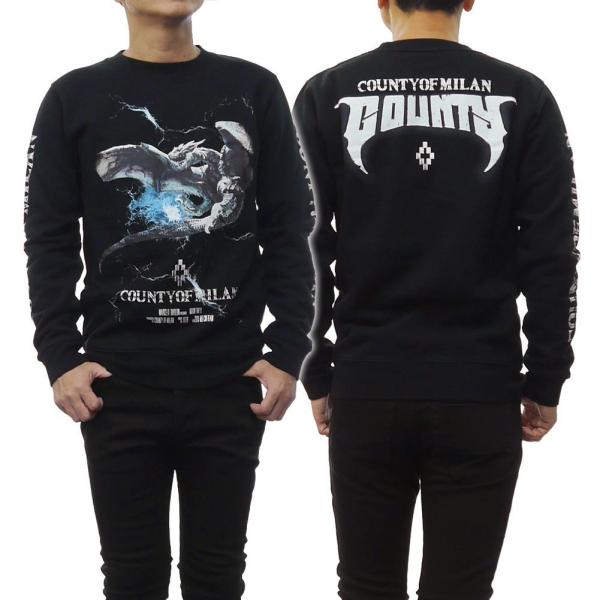 スウェット【MARCELO BURLON】送料/関税込み  フード付きネック MARCELO BURLON｜HOOD/ZIP-UP (SNAKE WINGS REGULAR HOODIE