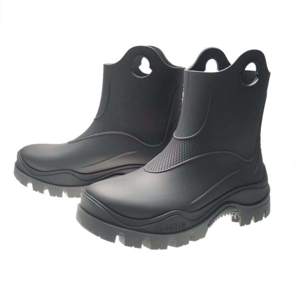 旧作お買い得セール！ MONCLER モンクレール レインブーツ レディース 4G00010-M3549 / MISTY ブラック MONCLER（モンクレール） レディースレインブーツ 4G00010-M3549