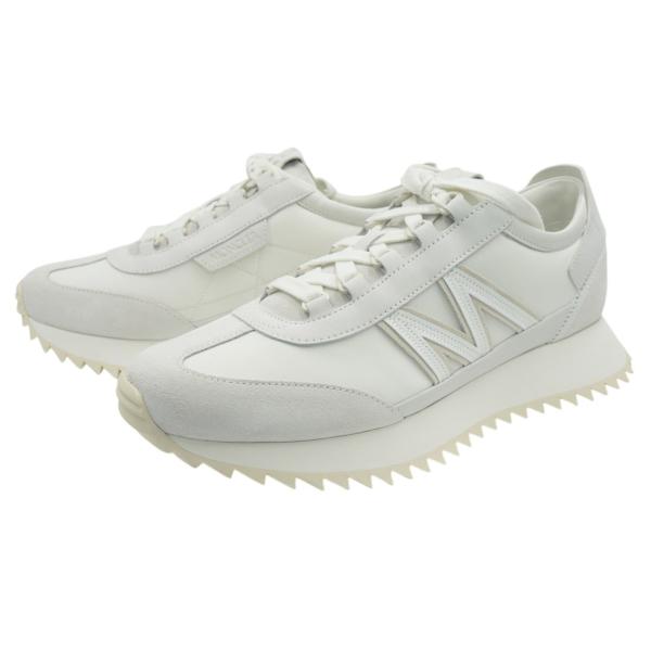 2025 秋冬新作！ MONCLER モンクレール メンズ スニーカー 靴 シューズ ローカット 4M00210 M7280 / PACEY2 オフホワイト MONCLER（モンクレール） メンズローカットスニーカー 4M00210 M7280