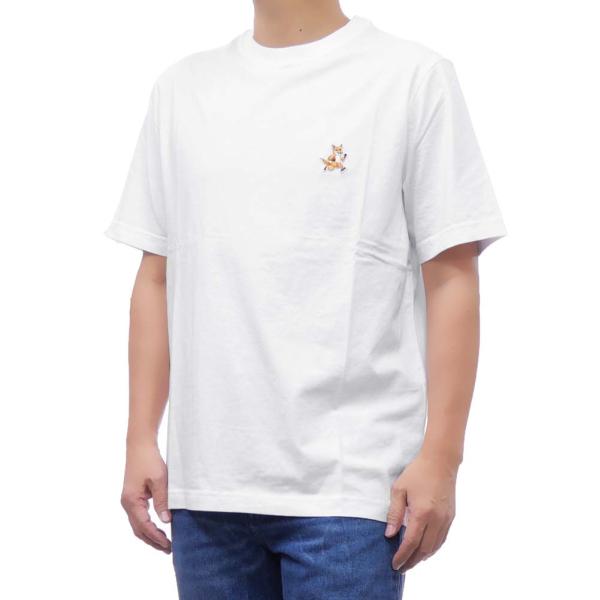 MAISON KITSUNE（メゾン キツネ） メンズ クルーネックTシャツ MM00125