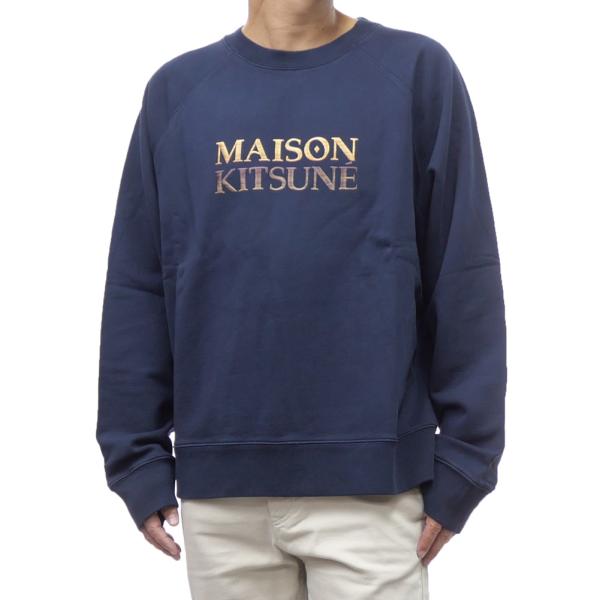 MAISON KITSUNE メゾンキツネ メンズパイル地トレーナー MAISON KITSUNE メゾンキツネ メンズパイル地トレーナー