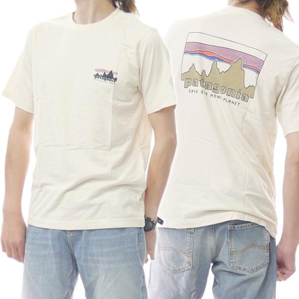 PATAGONIA パタゴニア メンズ クルーネックTシャツ 37841 / M’S ’73 SKYLINE T-SHIRT（メンズ・’73 スカイライン・Tシャツ）UDNL アイボリー