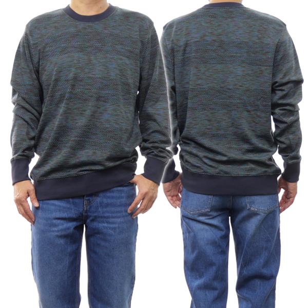 旧作お買い得セール！ PS PAUL SMITH ポールスミス トレーナー メンズ クルーネック M2R 668U N22131 グリーン系マルチカラー Paul Smith（ポール・スミス） PS PAUL SMITH メンズクルーネック