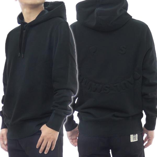 PS PAUL SMITH ポールスミス パーカー メンズ プルオーバー コットン 綿100％ M2R 217ZE TP5110 ブラック Paul Smith PS PAUL SMITH ポールスミス メンズプルオーバーパーカー
