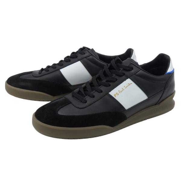 2025 秋冬新作！ PS PAUL SMITH ポールスミス メンズ スニーカー 靴 シューズ ローカット M2S DVR58 PLEA / DOVER ブラック Paul Smith（ポール・スミス） PS PAUL SMITH メンズローカット