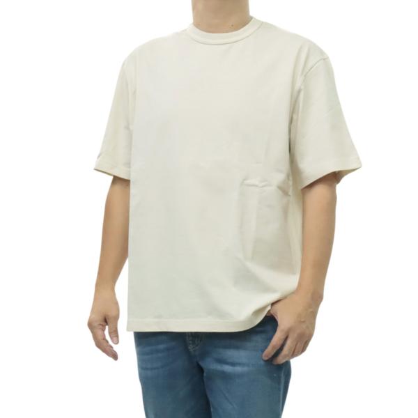 STONE ISLAND ストーンアイランド メンズ クルーネックTシャツ 2100025 ガーメントダイ ロゴ刺繍 オーガニックコットン ベージュ