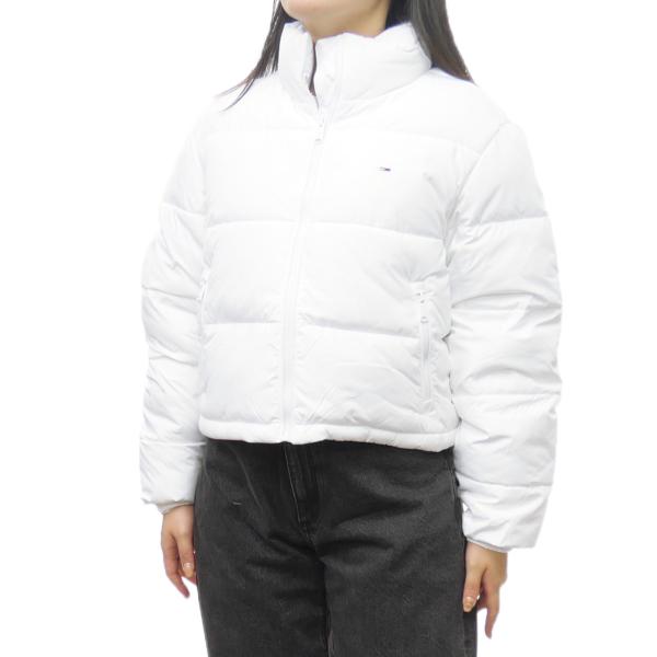 旧作お買い得セール！  JEANS トミージーンズ トミーヒルフィガー ブルゾン レディース 中綿ブルゾン DW18828 ホワイト HILFIGER DENIM TOMMY JEANS トミージーンズ レディース中綿ブルゾン
