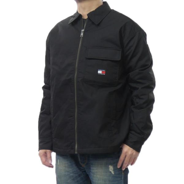  JEANS トミージーンズ メンズジップアップブルゾン MO22018 ブラック 2025秋冬新作 HILFIGER DENIM TOMMY JEANS トミージーンズ メンズジップアップ
