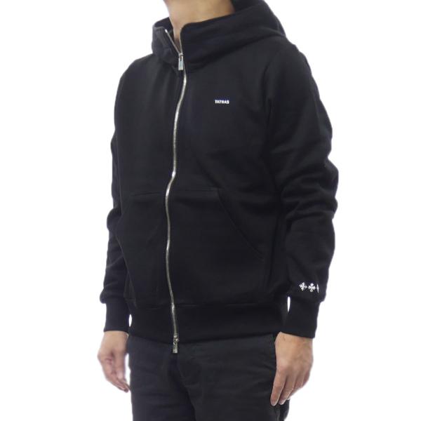 【24AW・美品】TATRASタトラス/ダブルジップアップパーカー/黒/サイズ3 24AW・美品】TATRASタトラス/ダブルジップアップパーカー/黒/サイズ3