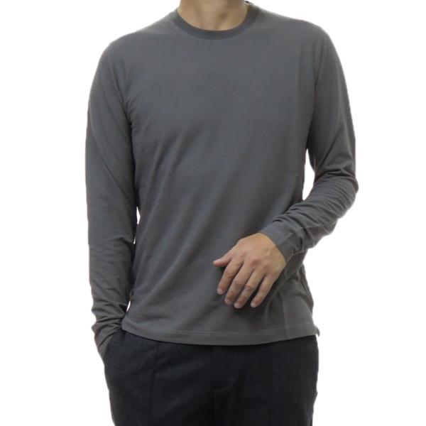 ZANONE（ザノーネ） メンズクルーネックロングTシャツ 815134 ZG380