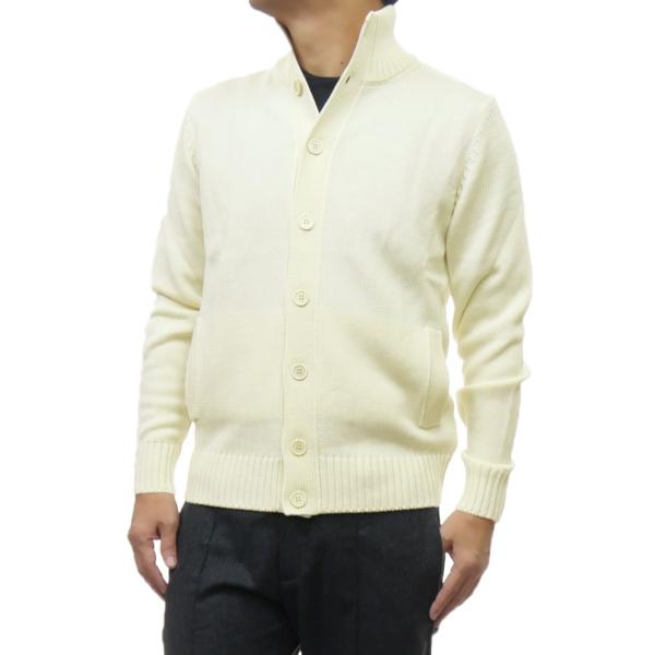 旧作お買い得セール！ ZANONE ザノーネ カーディガン メンズ ハイネックニットカーディガン 810100 ZR229 CHIOTO オフホワイト tre-style_zn24fw116