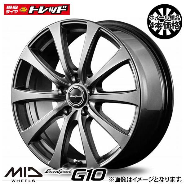 EuroSpeed G10 15インチ 6.0J+52 5H114.3 アルミホイール 4本セット 