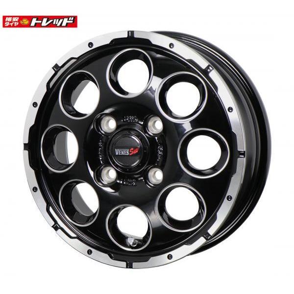 送料無料】 VENES SUV ヴェネス 4.0J 12インチ +42 PCD100 4H グロス 