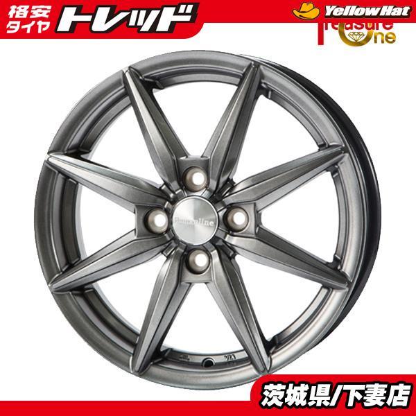 アクア ヤリス ルーミー ヒューマンライン HS-08 DG 5.5J 15インチ +43 PCD100 4H 新品 ホイール単品 4本セット価格  送料無料 下妻