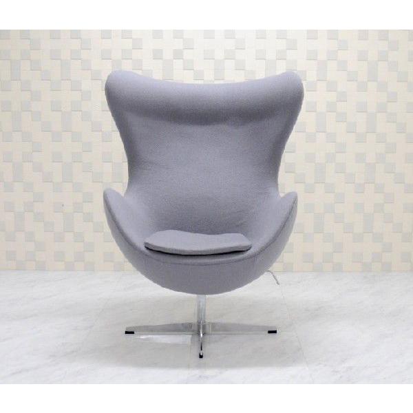 ARNE JACOBSEN エッグチェア ライトグレー ファブリック仕様 ARNE JACOBSEN エッグチェア ライトグレー ファブリック仕様