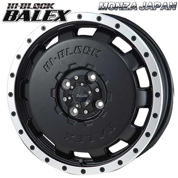 15インチタイヤホイールセットMONZA HI-BLOCK バレックス 送料込み