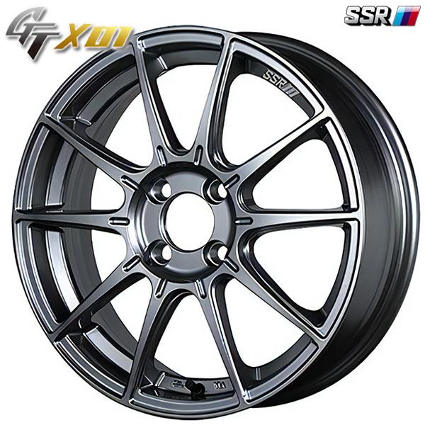 SSR SSR GTX01 16インチ 6.5J 4H100 +48 ダークシルバー アルミ