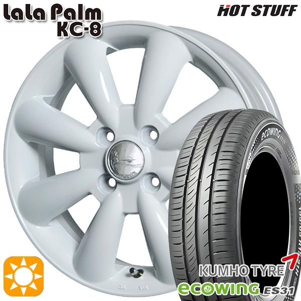 165/70R14 KUMHO エコウィング es31夏タイヤ鉄ホイール4本