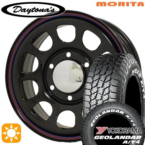 サマータイヤ ホイール4本セット 215/65R16インチ 6H139.7 MRT DAYTONA'S  G2 デイトナズ ブラック ヨコハマ ジオラン