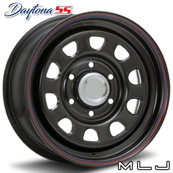MLJ デイトナSS 15インチ 6.5J 6H139.7 +40 ブラック(レッド/ブルー 