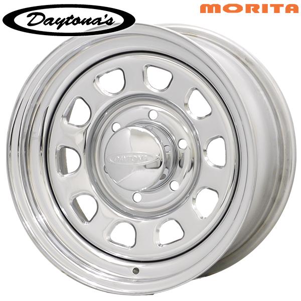 MRT DAYTONA'S デイトナ 15インチ 7.0J 6H139.7 +12 クローム スチール