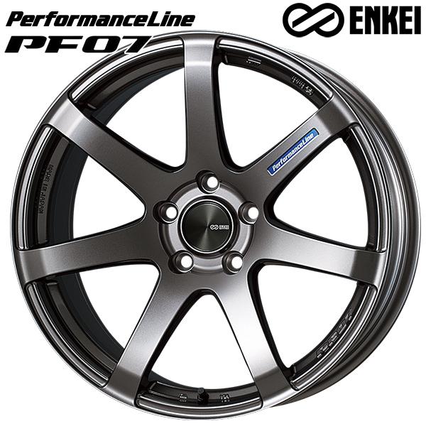 【コンケイブ！】ENKEI PF07 R-FACE 8.5J-18 +35 4本 ENKEI（エンケイ） パフォーマンスライン PF07 18インチ 8.5J 5H114.3