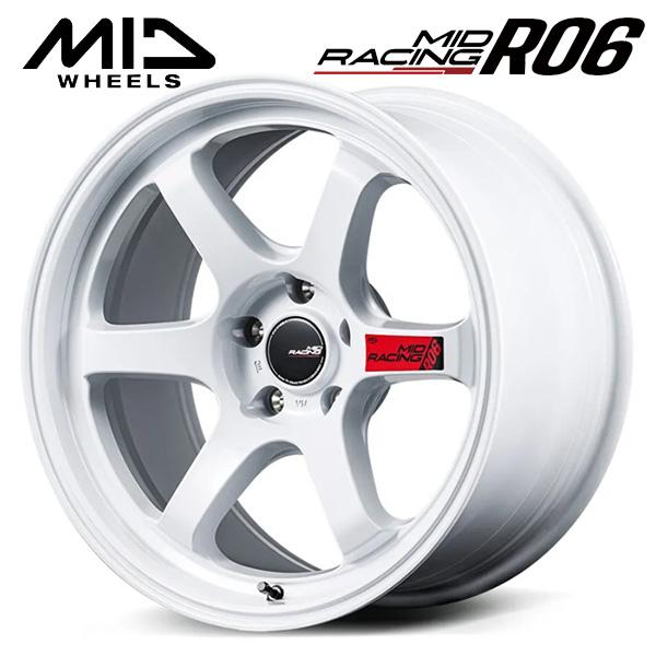 マルカサービス MID RACING レーシング R06 18インチ 8.5J 5H114.3 +45