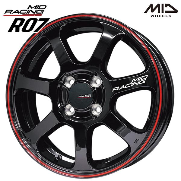 マルカサービス ライズ等 MID RMP RACING R07 16インチ 6.0J 4H100 +43