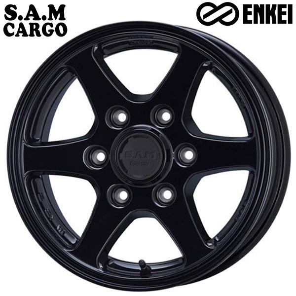 オールシーズンタイヤ ホイール4本セット 215/60R17インチ 6H139 ENKEI エンケイ S.A.M CARGO サム カーゴ BK ミシュラン ク