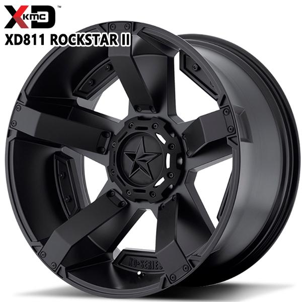 KMC XD811 ROCKSTAR II bNX^[2 20C` 9.0J 6H135/139.7 +18 MATTE BLACK(w/Matte BK Accents) A~zC[Pi 4{Zbg 
