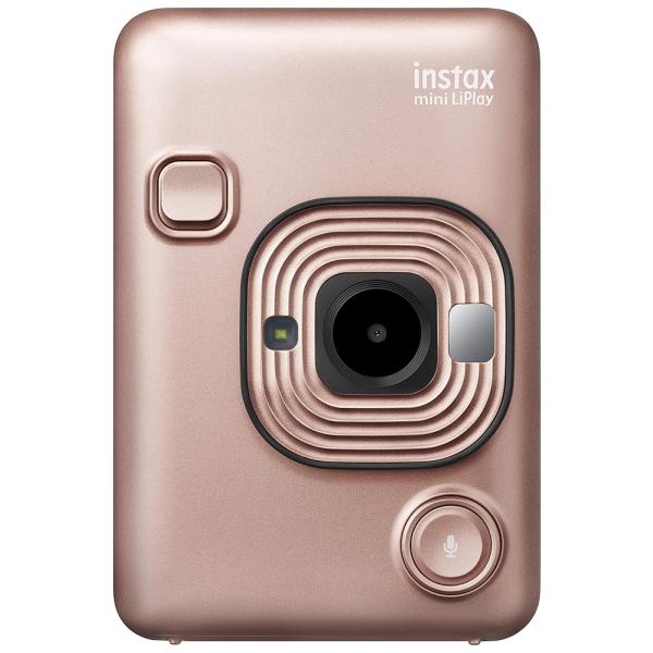 他サイト： 富士フイルム FUJIFILM チェキ インスタントカメラ instax mini LiPlay ブラッシュゴールド INS MINI HM1 BLUSH GOLDの商品画像