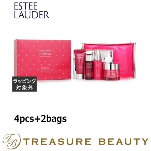 エスティローダー ニュートリシャス スーパーポメグラネート ナリッシュ オールナイト セット  4pcs+2bags化粧水 ESTEE LAUDER【S】 ESTEE LAUDER（エスティローダー） 【並行輸入品】【送料無料