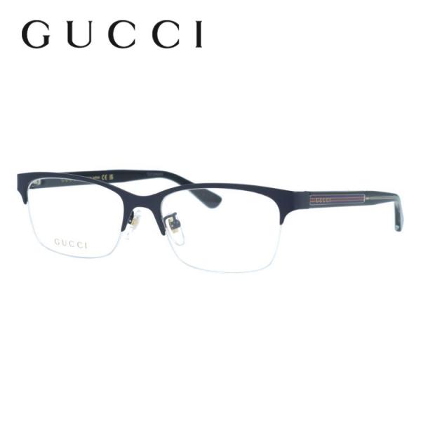 GUCCI（グッチ） メガネフレーム ハーフリム PCメガネ ブルーライト