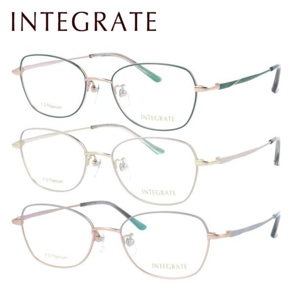 インテグレート メガネフレーム 伊達メガネ アジアンフィット 調整可能ノーズパッド INTEGRATE IGF 8147 51 全3カラー オーバル ユニセックス メンズ レディース インテグレート メガネフレーム 伊達メガネ アジアンフィット 調整可能