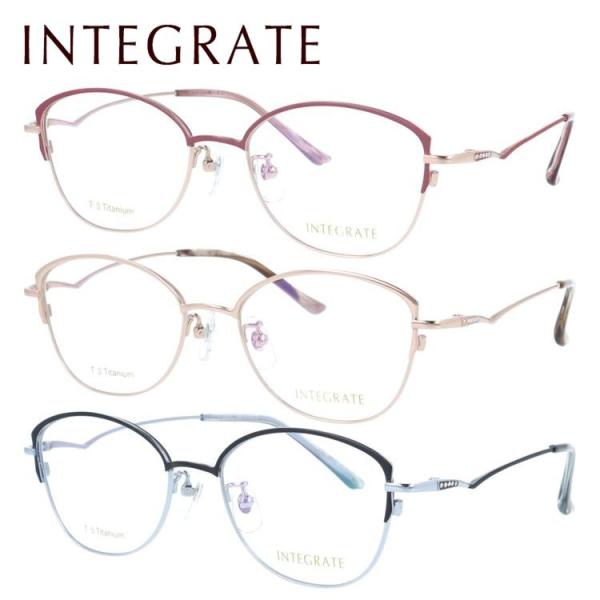 インテグレート メガネフレーム 伊達メガネ アジアンフィット 調整可能ノーズパッド INTEGRATE IGF 8153 52 全3カラー オーバル ユニセックス メンズ レディース インテグレート メガネフレーム 伊達メガネ アジアンフィット 調整可能