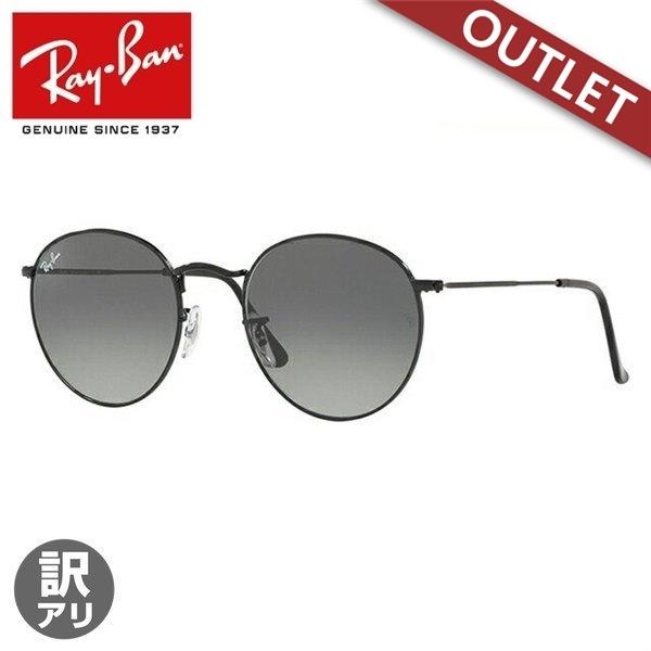 �󂠂� �A�E�g���b�g �T���O���X ���C�o�� rayban ���E���h�t���b�g�����Y ���E���h���^�� ROUND FLAT LENSES ROUND METAL RB3447N 002/71 50/53 �C�O���K�i