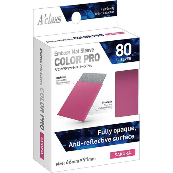 【商品詳細】■商品名:アクラス ザラザラマットスリーブPro (サクラ)[66x91mm]〔80枚入〕【配送方法】■ネコポス(185円〜)■クリックポスト(220円〜)■クロネコヤマト宅急便(600円 〜 1,100円 )・ネコポス,クリッ...