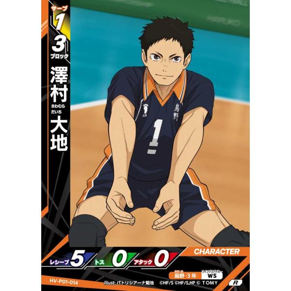 タカラトミー（TAKARA TOMY） 澤村 大地 R HV-P01-015 ハイキューバ