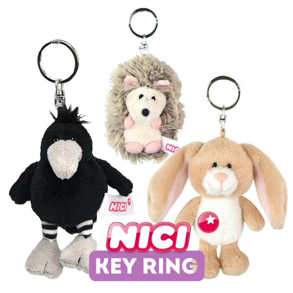NICI（ニキ）キーリング / Key Ring（アニマル/動物/かわいい/キーホルダー/ビーンバッグ/ギフト/プレゼント）