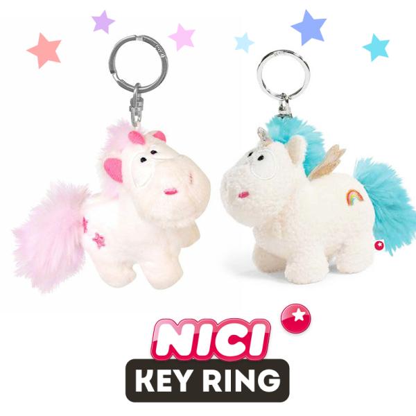 NICI（ニキ）キーリング ユニコーン テオドール ウイング/　Key Ring（アニマル/動物/かわいい/キーホルダー/ビーンバッグ/ギフト/プレゼント）